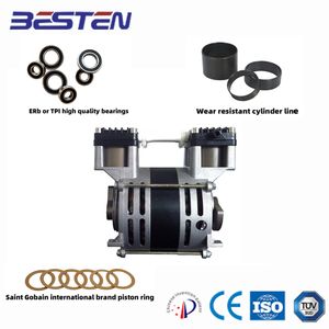 Generador de oxígeno sin aceite silencioso con cabezal de compresor de CA BST800/2 <span class=keywords><strong>AF</strong></span> AC 220V 110V 380V 440V 105V 120V 2 Nueva condición - Product Image 2