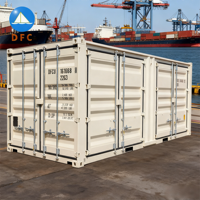 Conteneur de transport maritime sec à ouverture latérale de 20 pieds, certifié ISO9001, couleur personnalisée, multi-usages, capacité de 32 m³, DFC