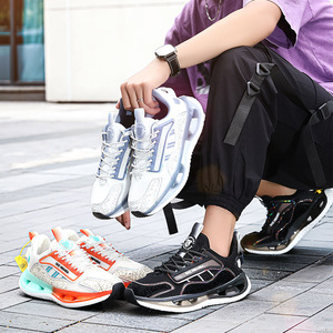 Spring Summer Fashion Trend Slip-On Logo <b>Soft</b> <b>Sole</b> Sports & Casual Running <b>Shoes</b> Breathable Mesh Popcorn Design - Product Image 4