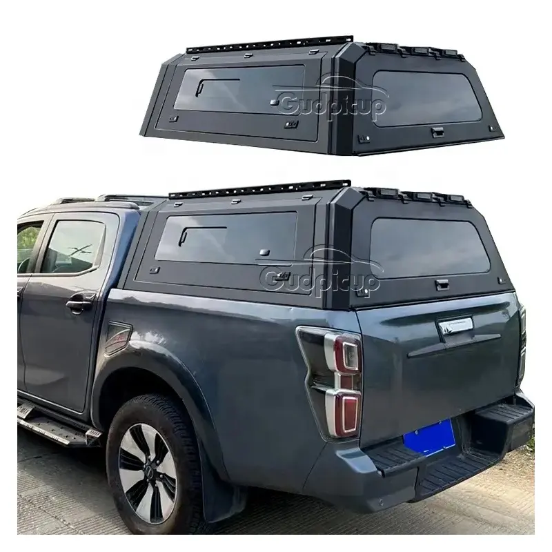 Pickup Truck Hardtop Topper Slide Glasfenster Stahl Baldachin für Mitsubishi Triton L200 2019