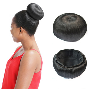 WE07 <span class=keywords><strong>Chignon</strong></span> de Mariée en Gros, <span class=keywords><strong>Chignon</strong></span> Élastique avec Cordon, à Pince, Postiche Synthétique pour <span class=keywords><strong>Chignon</strong></span> - Product Image 1