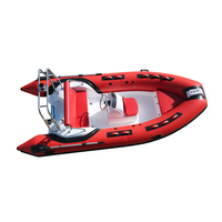 Bateau pneumatique rigide RIB 430B économique avec tube en PVC et certification CE