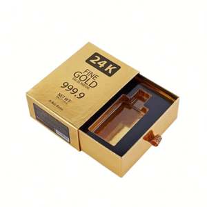 Fábrica de Guangzhou, nuevo producto personalizado, proveedor dorado, caja de cartón con inserción de espuma de lujo para whisky - Product Image 5