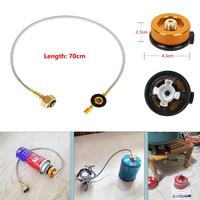 Adaptateur de remplissage de bouteille de gaz pour réchaud de camping, connecteur de réservoir de gaz pour extérieur, accessoires d'équipement de camping