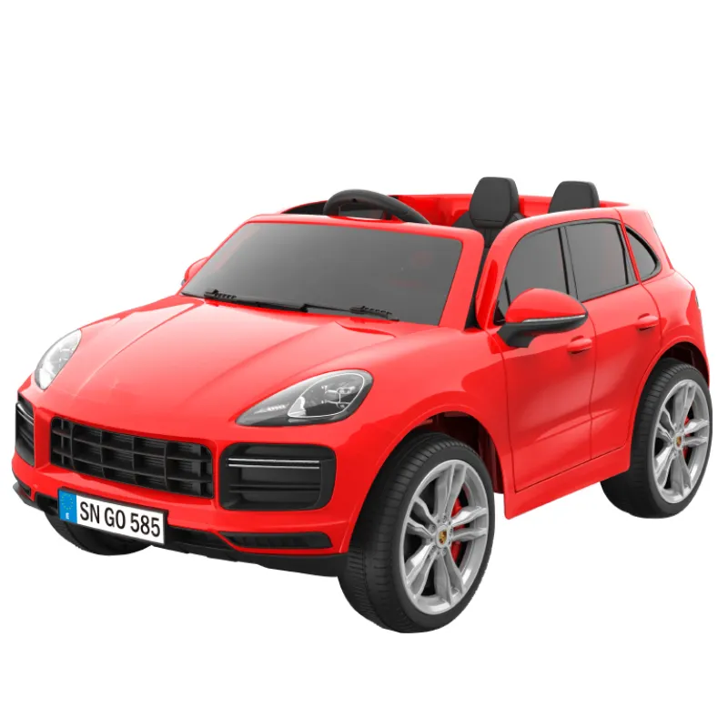 2022 New Kids Car Red Toy LED Light big cars for children new cheap baby electric remote control battery car