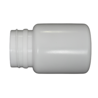 Flacons à pilules en plastique blanc PE-HD de 70ml Flacon pharmaceutique pour comprimés à capsules Logo et couleur personnalisés