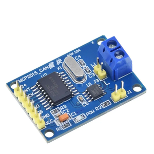 โมดูล CAN Bus MCP2515 ตัวรับสัญญาณ TJA1050 ตัวอย่างโค้ดโปรโตคอล SPI สำหรับ 51 MCU รถยนต์ หุ่นยนต์ IoT เซ็นเซอร์ เครือข่าย STEM Maker อุปกรณ์สำคัญ - Product Image 3
