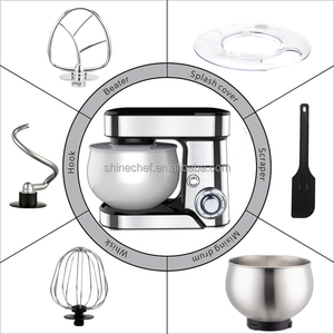 Impastatrice Planetaria Multifunzione in Acciaio Inox con Schermo LED Touch per Uso Domestico - Product Image 6