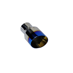 Embout d'échappement de voiture en titane bleu, tuyau d'échappement en acier inoxydable poli pour des performances et un style personnalisés - Product Image 6