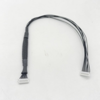 Câble tressé à 7 broches de 1,25 mm avec gaine de protection et joint d'étanchéité 5102100700