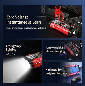 Nouvelle batterie de voiture au lithium multifonctionnelle, alimentation de secours, <span class=keywords><strong>chargeur</strong></span> sans fil <span class=keywords><strong>mobile</strong></span>, 12V 8000 mAh, démarreur de voiture, <span class=keywords><strong>booster</strong></span> de démarrage - Product Image 4