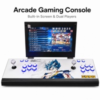 Mini contrôleur d'arcade portable avec écran pliable, double joystick, système Pandora, console de jeux vidéo rétro pour la maison