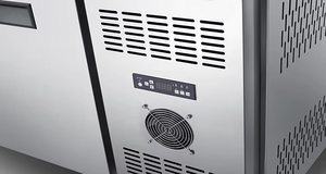 Équipement de cuisine pour hôtel commercial, réfrigérateur-congélateur à double porte en acier inoxydable, classe énergétique A++ - Product Image 2