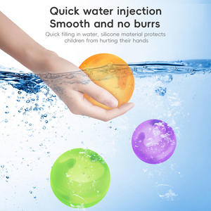 Ballons d'eau réutilisables en silicone de 2 pouces, auto-scellants, à remplissage rapide, pour piscine d'été, personnalisables - Product Image 4