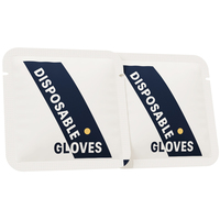 Gants jetables en plastique avec emballage personnalisé pour les cantines Cuisine de grands lots d'aliments Salle à manger Servir