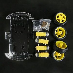 Motor Smart Robot Car Chassis Electronic Manufacture DIY Kit Speed <strong>Encoder</strong> Battery Box 4WD <strong>4</strong> Wheel Drive Car - Product Image 4