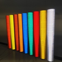 Lámina Reflectante Prismática Autoadhesiva de Alta Visibilidad Tipo II, Vinilo Imprimible de PMMA, Impermeable y Duradero para Señales de Tráfico