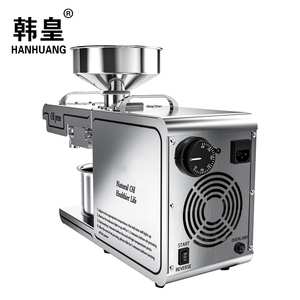 Малогабаритный автоматический промышленный маслопресс D01, 220В/110В, высокомощный, из нержавеющей стали, для соевого и кунжутного масла, производительность 5-7 кг/ч - Product Image 3