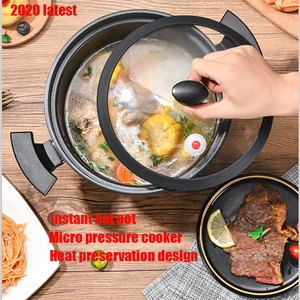 <span class=keywords><strong>5L</strong></span> maison Cuisine cuiseur multifonction garder la nourriture chaude Basse pression cuiseur marbre Casseroles Casseroles - Product Image 6
