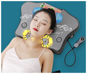 Masajeador de Cuello Electrónico Multifunción con Vibración Infrarroja, Masaje 3D con Calor, Color Personalizable, Almohada de Masaje Suave para el Cuello - Product Image 4