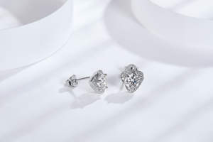 Boucles d'oreilles pour femmes Rui Zun, bijoux de mode, argent pur, inspiration créateur - Product Image 5