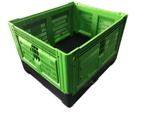 Huading 1210h810a Nhiệm Vụ Nặng Nề Nhựa Đóng Mở <span class=keywords><strong>Container</strong></span> Với Lưới Cơ Thể Nắp Có Thể Gập Lại Pallet Giá Cho Lưu Trữ Đóng Gói Pallet - Product Image 6