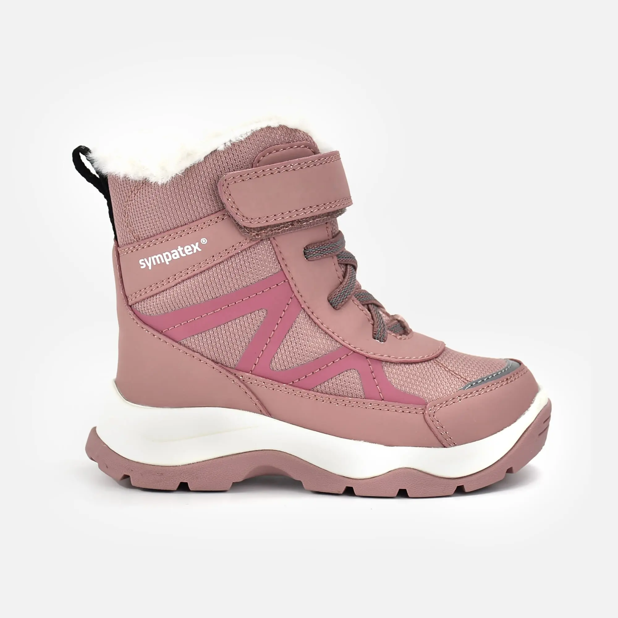 아이 패션 스노우 부츠 야외 스포츠 신발 등산을위한 부츠 편안한 방수 핑크 어린이 EVA OEM 겨울 소녀