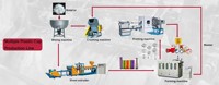 Machines automatiques d'extrusion de plastique de grande capacité Ligne de production d'extrusion de feuille d'animal familier HDPE LDPE PS PC ABS PVC PET PP PE