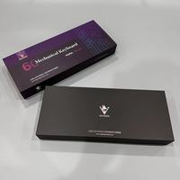 Boîte d'emballage en carton rigide pour clavier d'ordinateur avec logo personnalisé Boîtes cadeau en papier pour accessoires numériques de produits électroniques