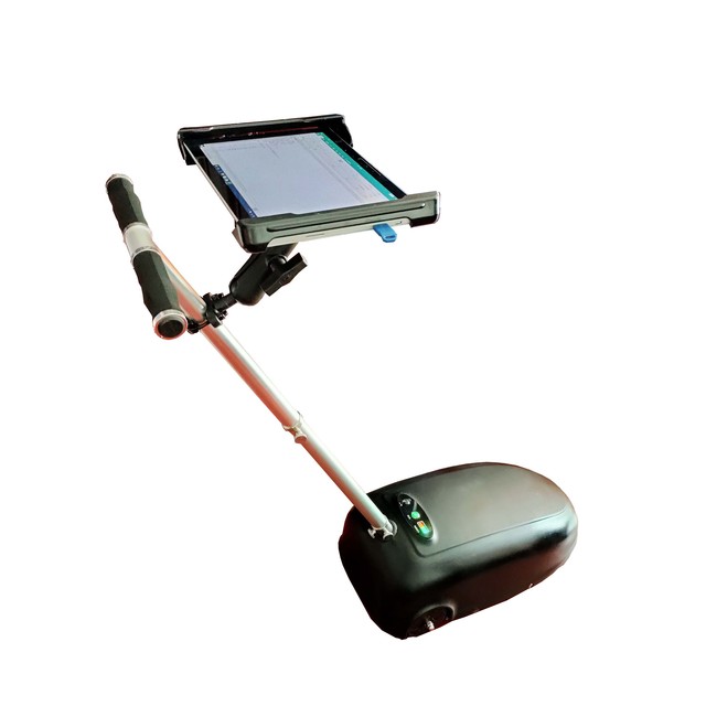 ASTM Standard Flat Pattern Asphalt Pavement Profilometer Lithium Battery Power Work Surface Condition Information Collection