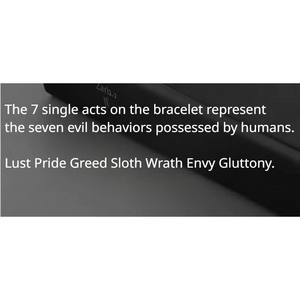 Anello Creativo I Sette Peccati Capitali con Apertura a Spirale per Uomo, Anelli Singoli Personalizzati, Gioielli, Regali Maschili - Product Image 3