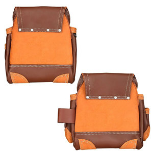 Wholesale Heavy-Duty Adjustable Leather <b>Tool</b> Belt Manufacturer's Custom Logo Lightweight Leather <b>Tool</b> Belt - Product Image 2