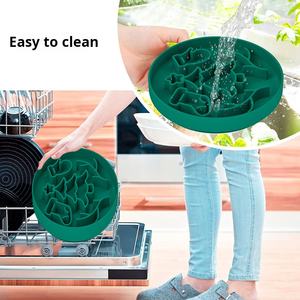 Mangkuk Natal pengumpan lambat hewan peliharaan desain luar menyenangkan anjing makanan Licking mangkuk silikon - Product Image 3