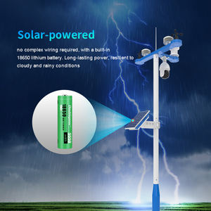 เครื่องตรวจจับคุณภาพอากาศและควันกันน้ำ IP67สำหรับพืชผลในสนาม-ดินฝุ่นความชื้นลมและการตรวจจับแสง - Product Image 5