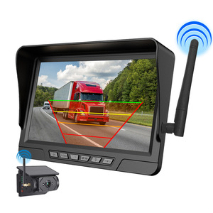 Pantalla HD Magnética Solar Inalámbrica de 7 Pulgadas con Cámara de Reversa, Apta para Camiones, Autobuses y Montacargas - Product Image 5