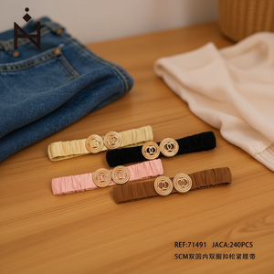 Cintura Elastica a Doppio Anello Interno da 5 Cm, Cinturoni - Product Image 3