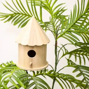 Nichoir en bois pour oiseaux, boîte pour azurés, style protection contre les prédateurs - Product Image 3