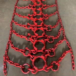 Customization Steel <b>Welded</b> Zinc Anti Skid Tyre Chain <b>Kit</b> for Car Winter Use Anti Skid Chain Adjustable for Tire Anti Skid Chain - Product Image 2