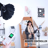 Lumière de studio COB compatible ZD600E 600W, dimmable, professionnelle, pour l'enregistrement vidéo et le film