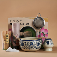 Service à thé en céramique blanche de style japonais en gros, bol à matcha traditionnel Chawan pour la cérémonie du thé