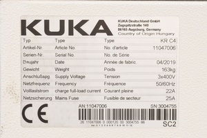 10027576, Kr 360 R2830, Robot Industrial de Alta Resistencia con Controlador Krc4 - Product Image 5