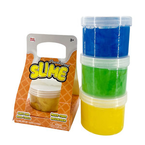 <span class=keywords><strong>Slime</strong></span> personnalisé pour enfants, cadeaux de fête, jouets sensoriels, 8 oz. <span class=keywords><strong>Slime</strong></span> cristallin avec lueur nacrée et pot de rangement - Product Image 1