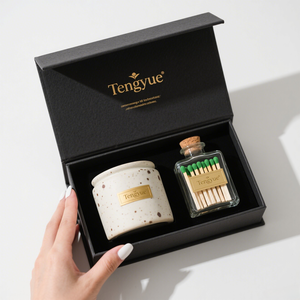 Caja de papel Kraft ecológica rentable personalizada, caja de regalo para estampado de lámina de oro de vela - Product Image 4