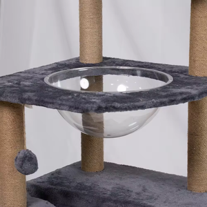 Prix bon marché Fabrication Cat Climb Tower Castle Support d'arbre à chat avec pièces de rechange - Product Image 3