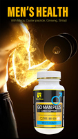 Compléments alimentaires à base de plantes Go Man Plus, comprimés de racine de maca et de ginseng pour la santé naturelle, la force, la vitalité et la libido