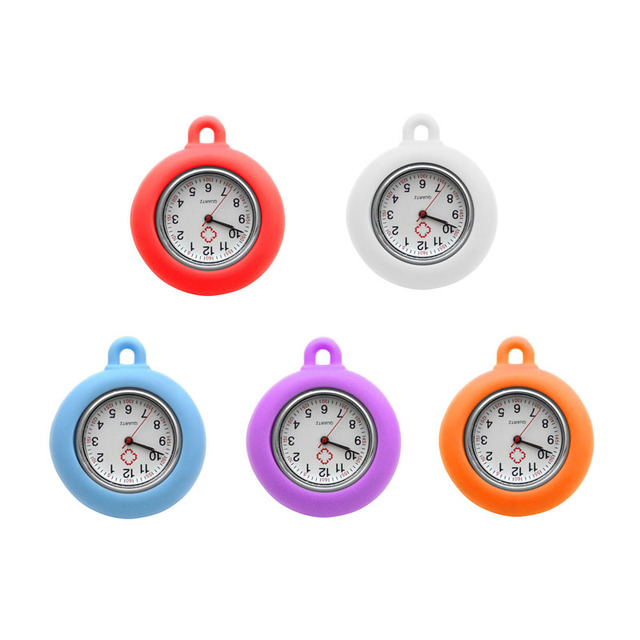 Modern Silicone Cover Nurse Watches Fabrication Services for Nurses and Doctors Battery Operated FOB Supply