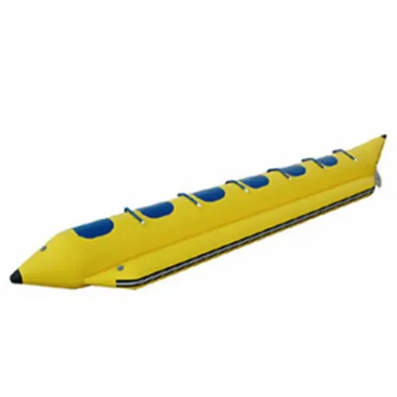 Flyfish-barco inflable de goma para 6 personas, bote de plátano, juguete de agua flotante para la venta
