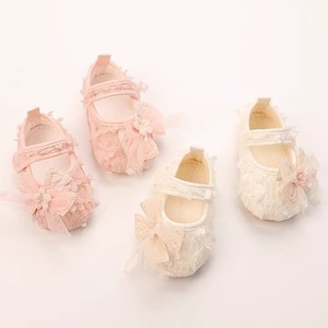 <span class=keywords><strong>Scarpe</strong></span> Autunnali per Bambina, Stile Principessa con Petali, Design Francese, Rosa <span class=keywords><strong>Beige</strong></span>, Suola Morbida - Product Image 2