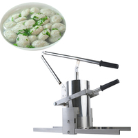 Máquina de Fabricação de Bolas de Peixe Recheadas | Bola de Carne/Máquina de Formação de Meatball | Máquina de Fazer Meatball de Peixe