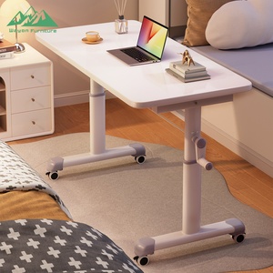 Scrivania per computer moderna e minimalista Wayon, tavolo da <span class=keywords><strong>studio</strong></span> con struttura in acciaio stabile per ufficio domestico e camera da letto degli studenti - Product Image 6